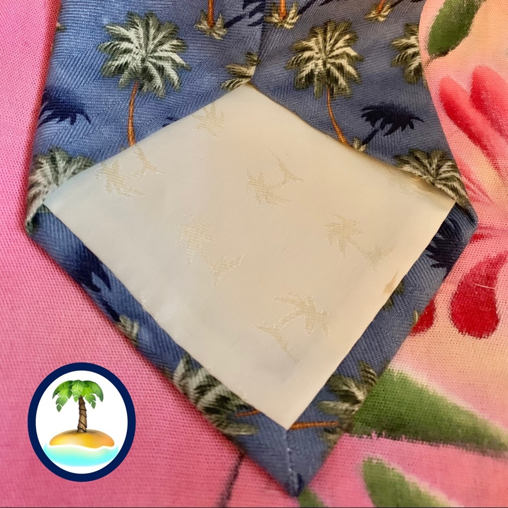 Tommy Bahama Silk Palm Tree Tie - Picture 7 of 7